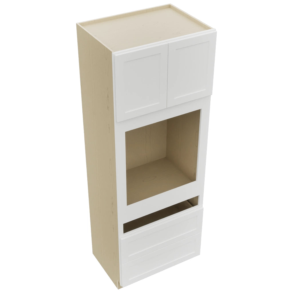 Fabuwood Galaxy Frost OC3393C Tall Oven Cabinet Combo, Top View