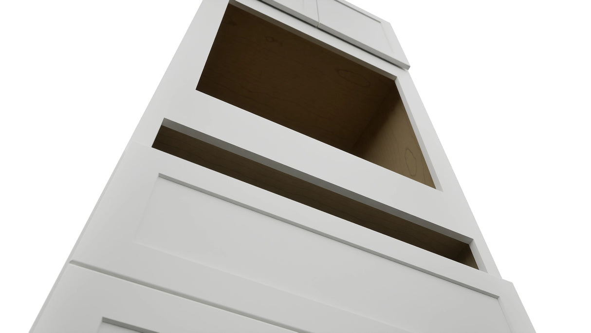 Fabuwood Galaxy Frost OC3393C Tall Oven Cabinet Combo, Detail View
