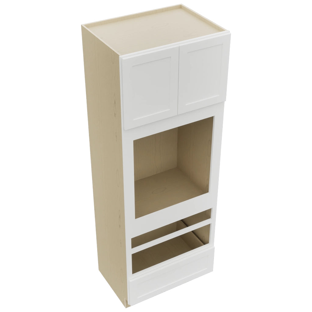 Fabuwood Galaxy Frost OC3393D Tall Oven Cabinet Double, Top View