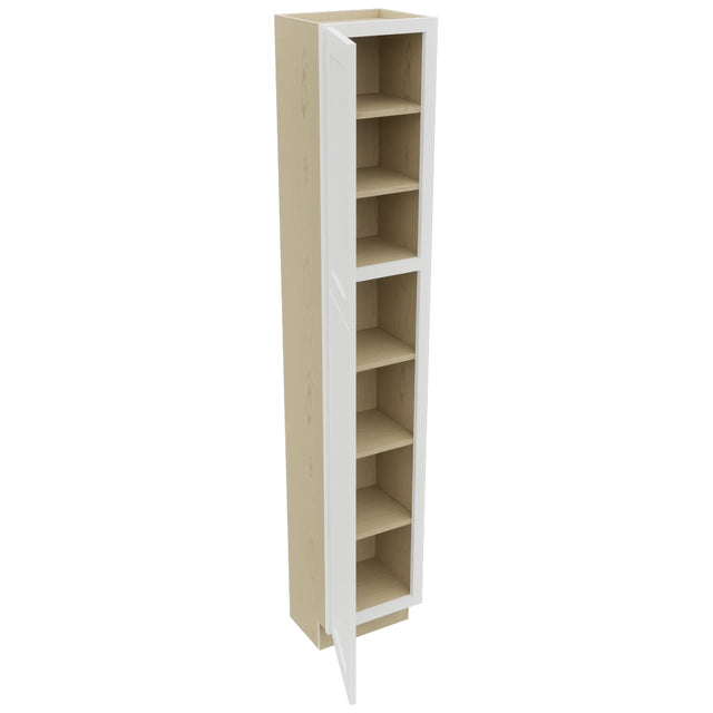 Fabuwood Galaxy Frost TP151284 Tall Pantry Cabinet, Open View
