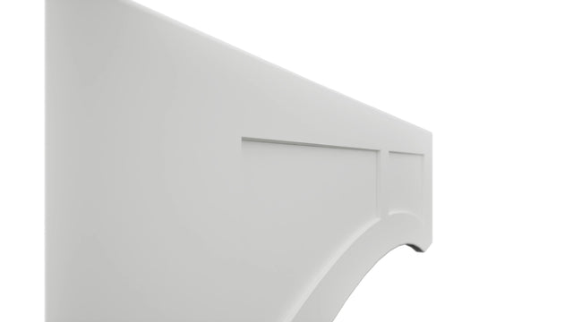Fabuwood Galaxy Frost VARP48 Wall Valance, Detail View