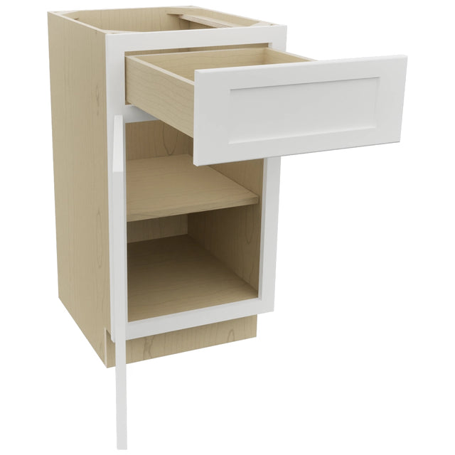 Fabuwood Galaxy Frost VB18-34 Vanity Base Standard Cabinet, Open View