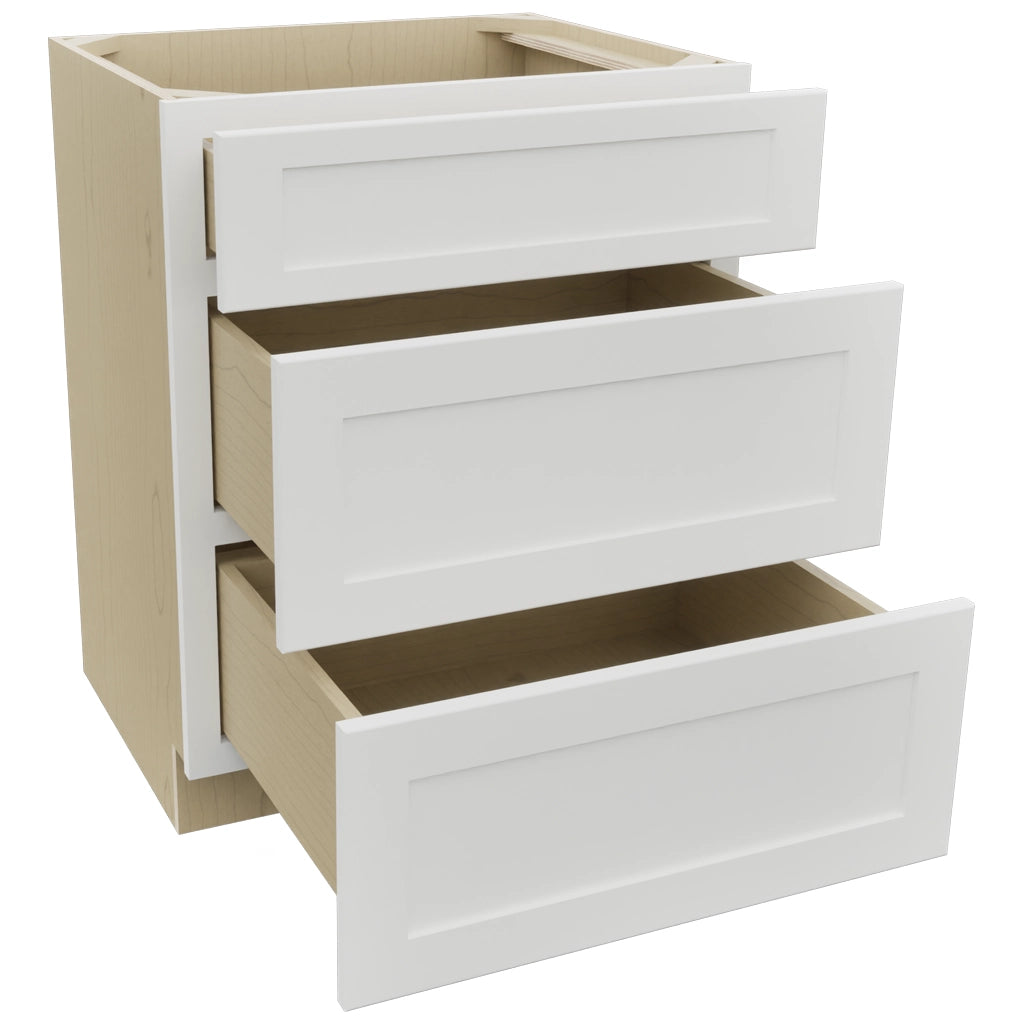 Fabuwood Galaxy Frost VDB27-34 Vanity Drawer Cabinet, Open View