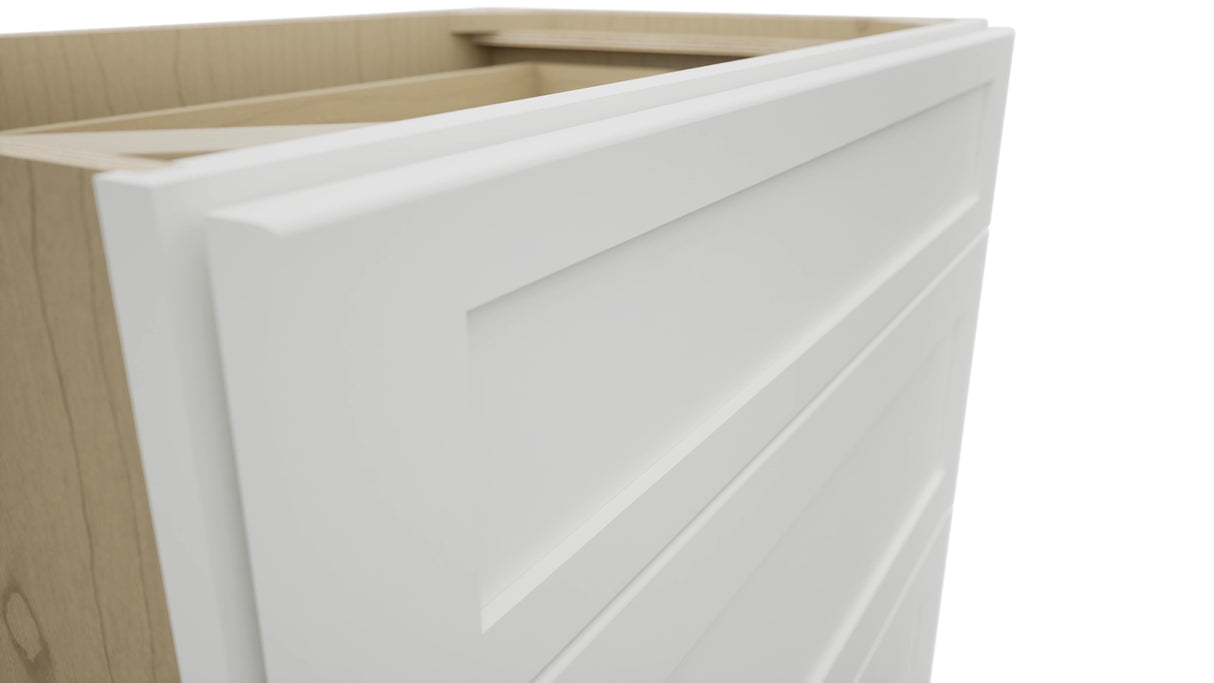 Fabuwood Galaxy Frost VDB33-34 Vanity Drawer Cabinet, Detail View