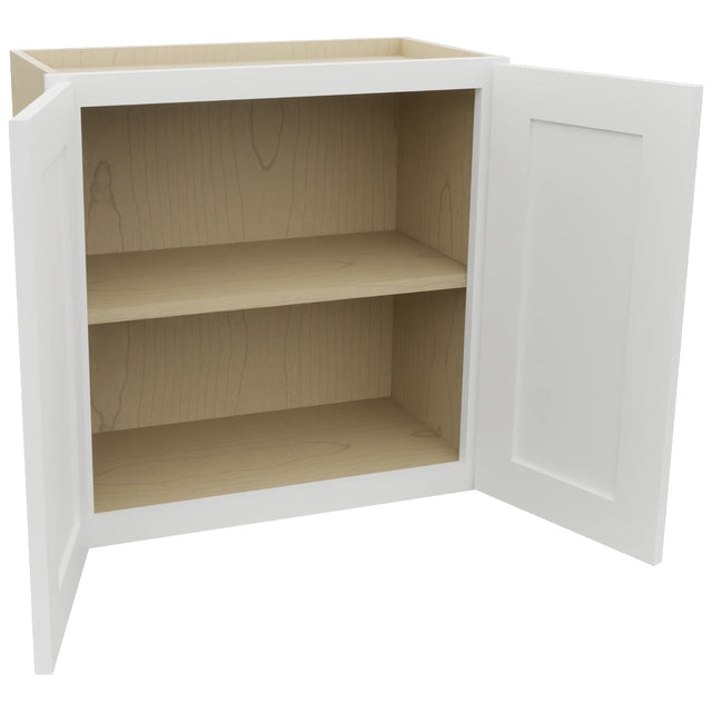 Fabuwood Galaxy Frost W2424 Wall Standard Cabinet, Open View