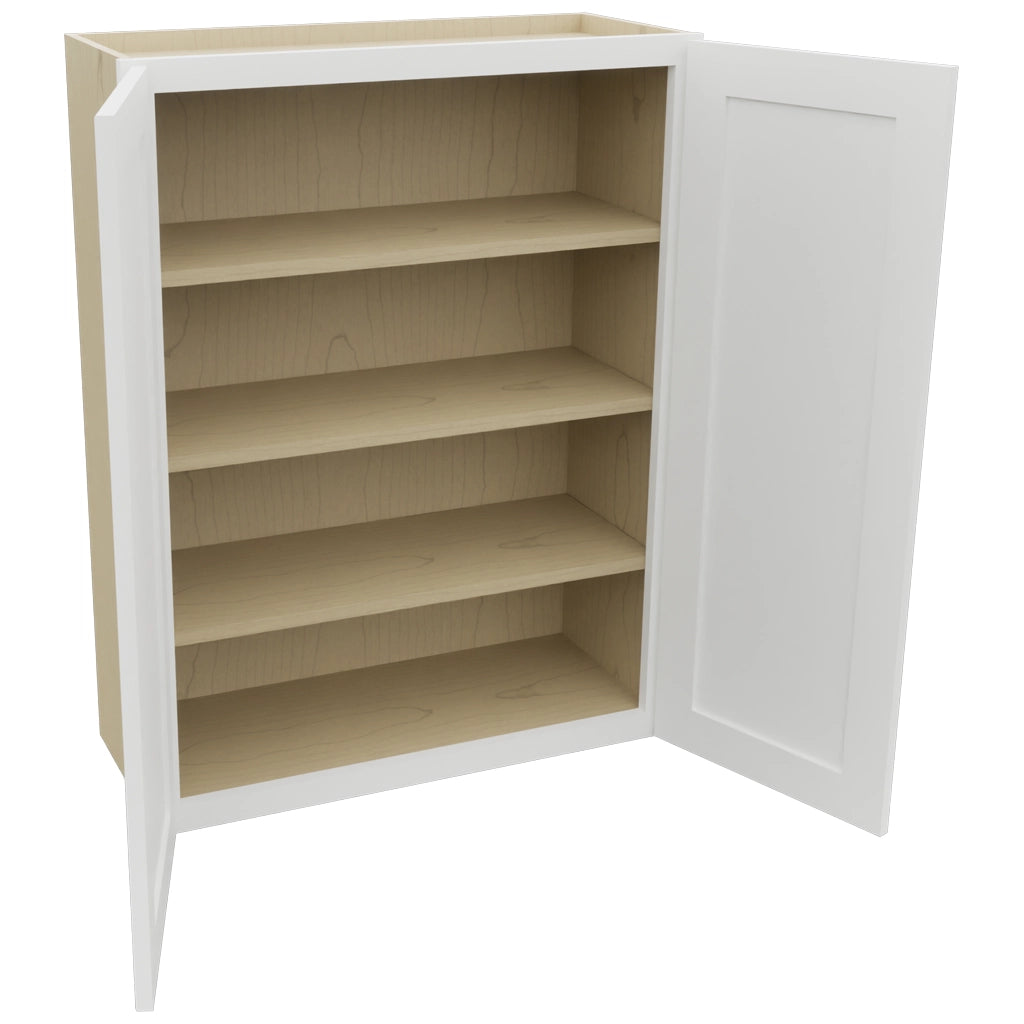 Fabuwood Galaxy Frost W3039 Wall Standard Cabinet, Open View