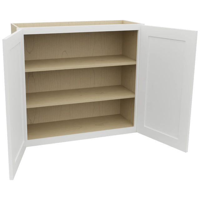 Fabuwood Galaxy Frost W3330 Wall Standard Cabinet, Open View