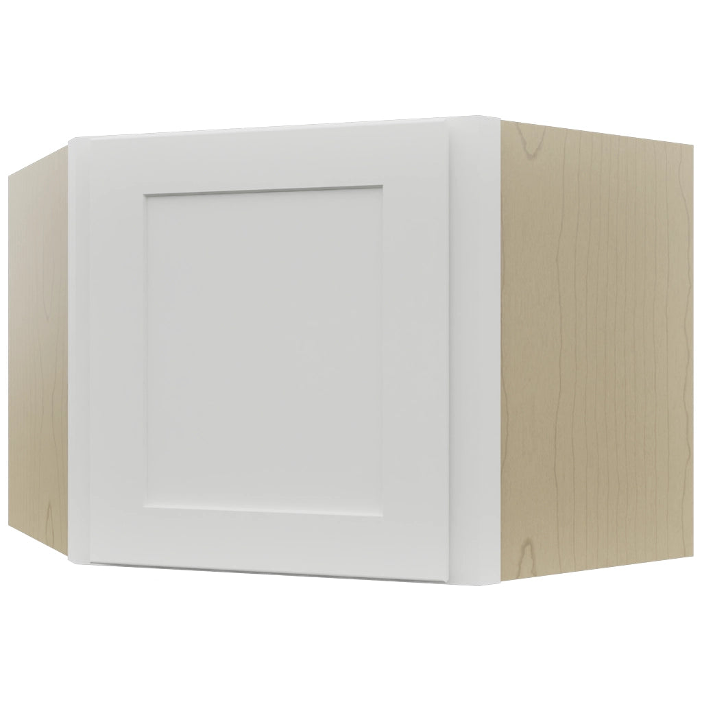 Fabuwood Galaxy Frost WDC2418 Wall Corner Diagonal Cabinet, Front View