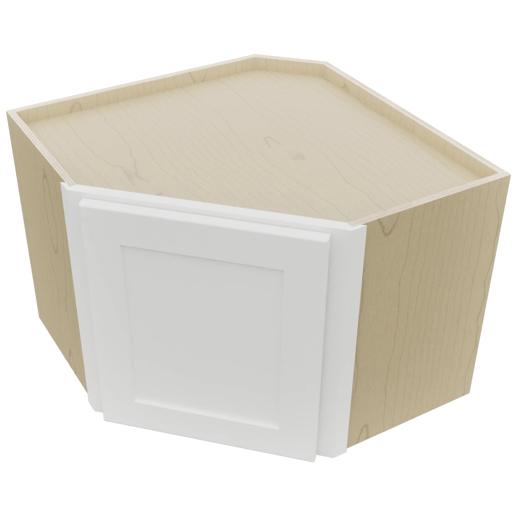 Fabuwood Galaxy Frost WDC2418 Wall Corner Diagonal Cabinet, Top View