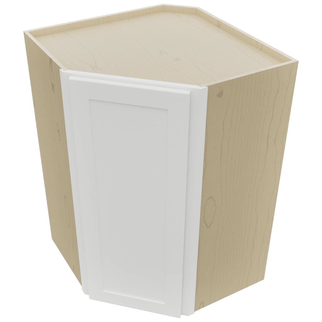 Fabuwood Galaxy Frost WDC2739 Wall Corner Diagonal Cabinet, Top View
