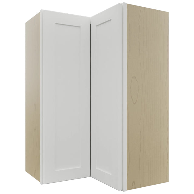 Fabuwood Galaxy Frost WPC2436 Wall Corner Pie Cabinet, Front View