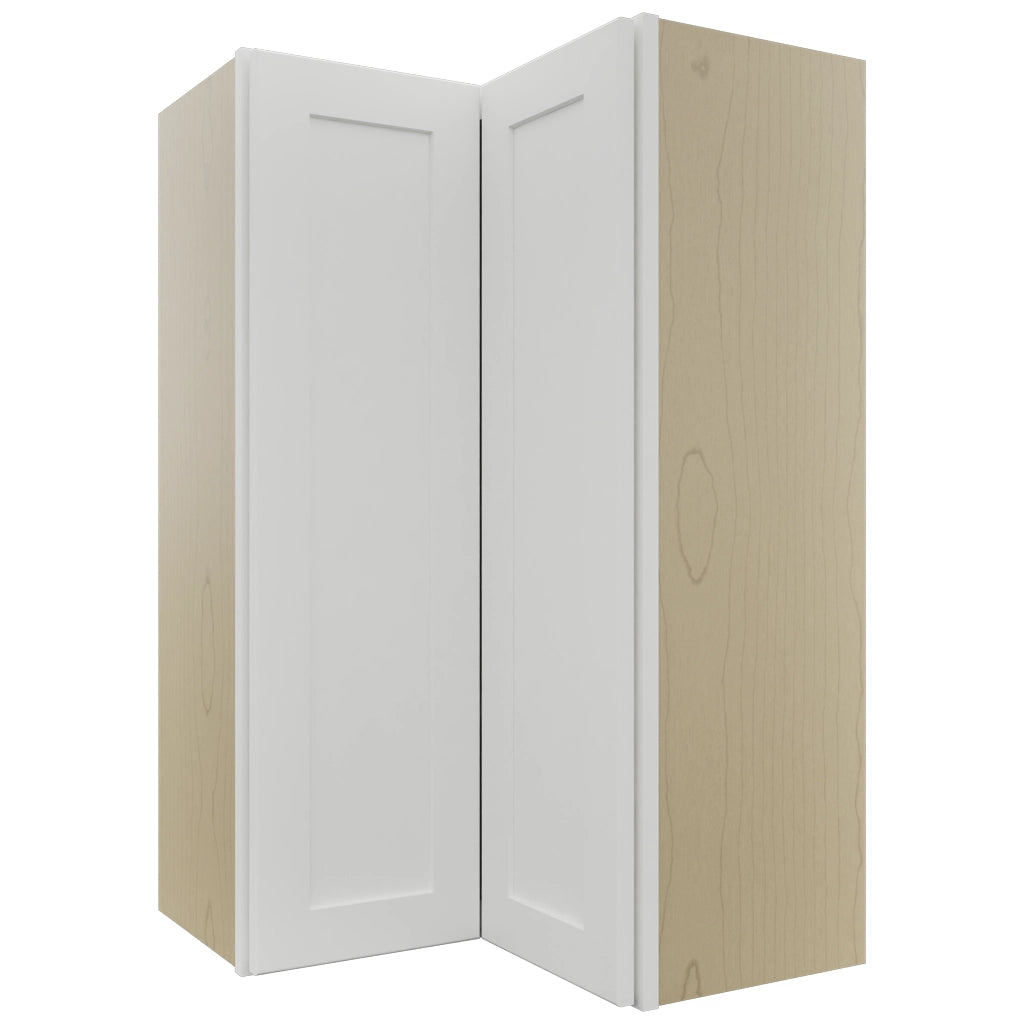 Fabuwood Galaxy Frost WPC2439 Wall Corner Pie Cabinet, Front View