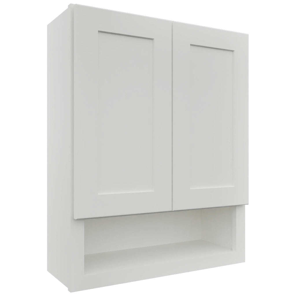 Fabuwood Galaxy Frost WVS2430 Vanity Wall Storage, Front View