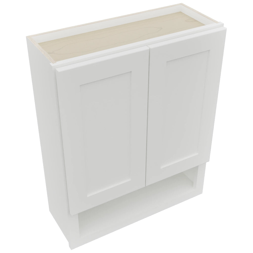 Fabuwood Galaxy Frost WVS2430 Vanity Wall Storage, Top View