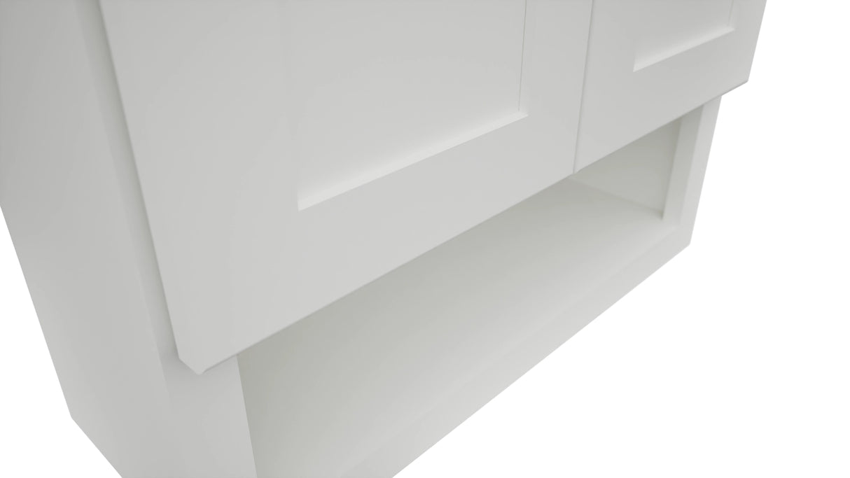 Fabuwood Galaxy Frost WVS2430 Vanity Wall Storage, Detail View