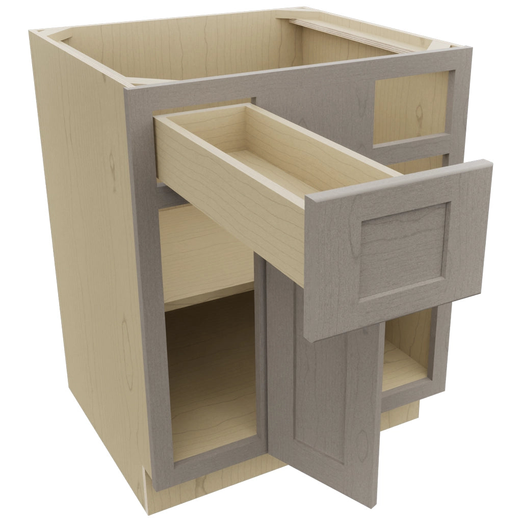 Fabuwood Galaxy Horizon BLB36/39 Base Corner Blind Cabinet, Open View