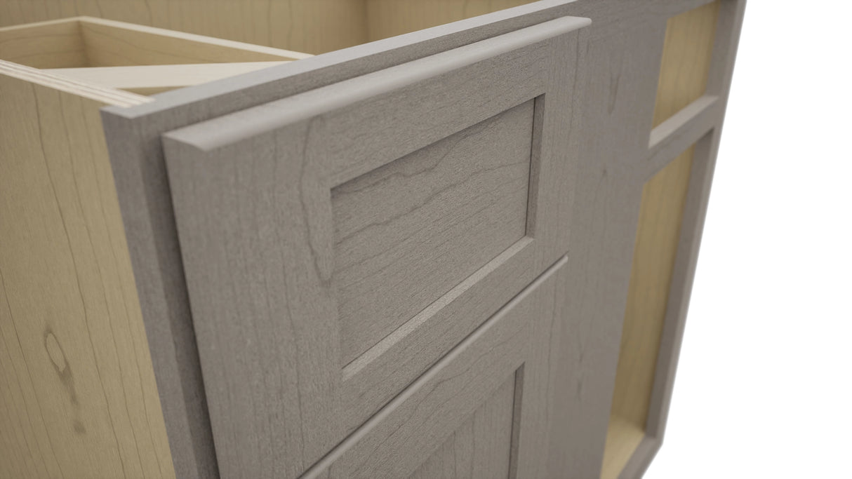 Fabuwood Galaxy Horizon BLB39/42 Base Corner Blind Cabinet, Detail View