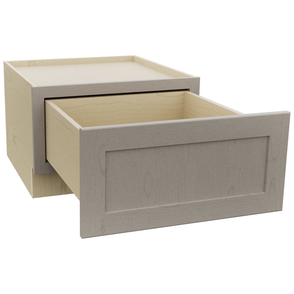 Fabuwood Galaxy Horizon DBS24 Base Bench Seat Cabinet, Open View