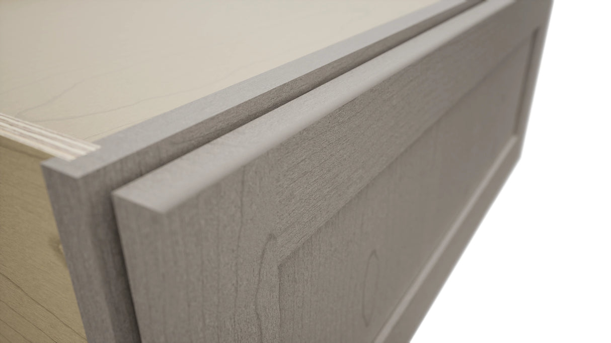 Fabuwood Galaxy Horizon DBS30 Base Bench Seat Cabinet, Detail View