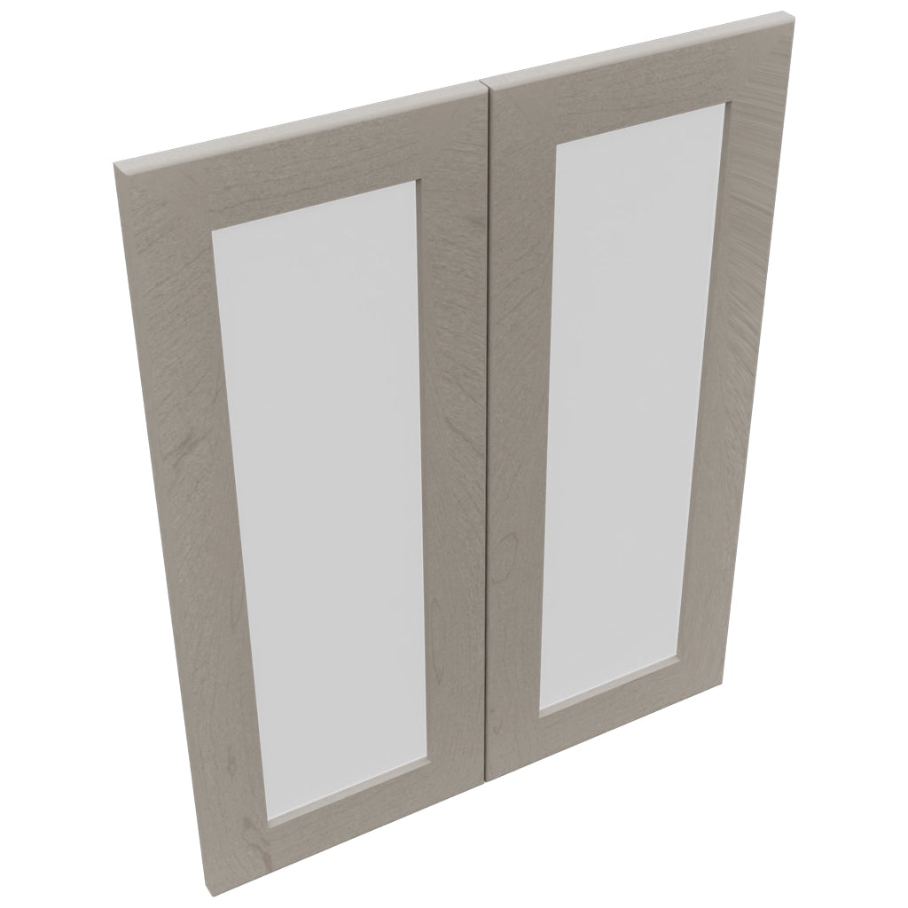 Fabuwood Galaxy Horizon DS GDW2430 Wall Glass Door, Top View