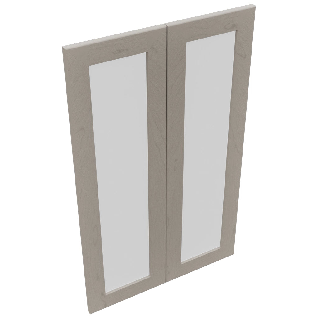 Fabuwood Galaxy Horizon DS GDW2439 Wall Glass Door, Top View
