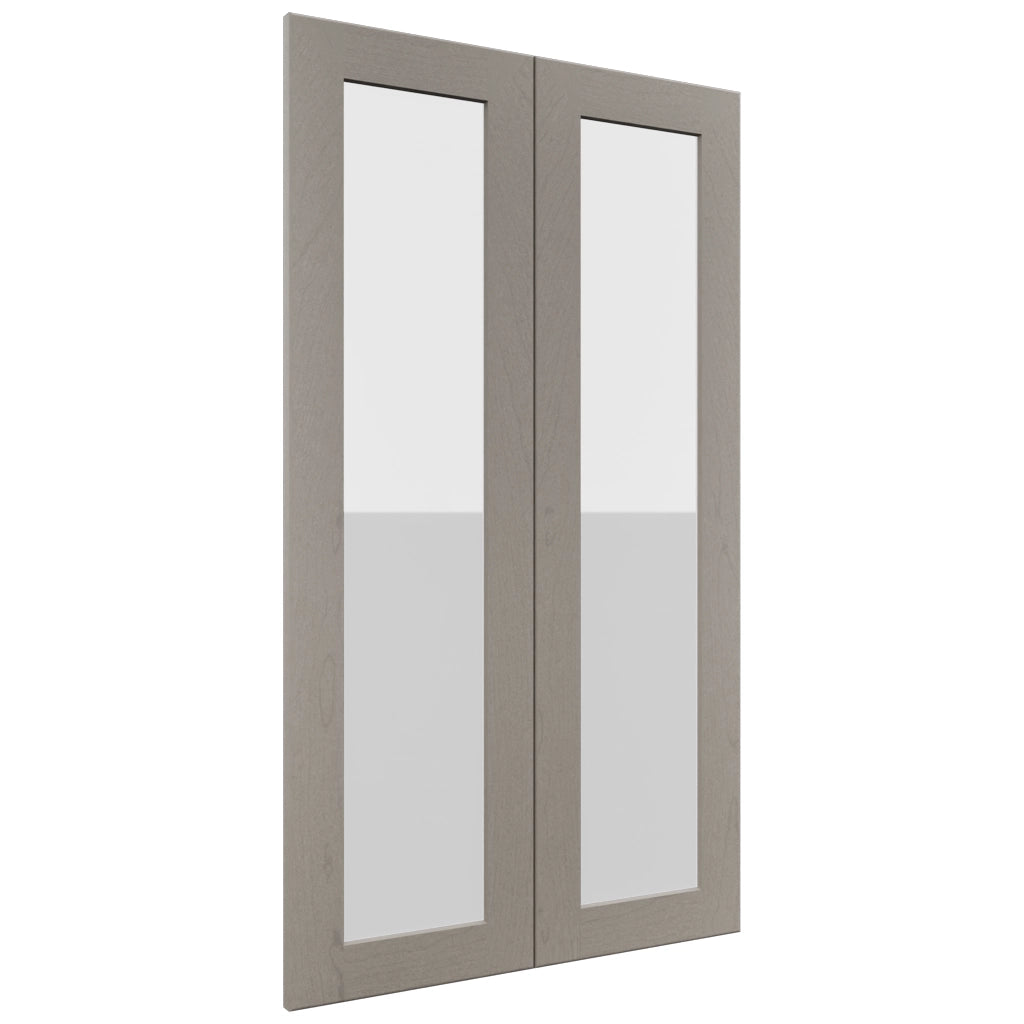 Fabuwood Galaxy Horizon DS GDW2442 Wall Glass Door, Front View
