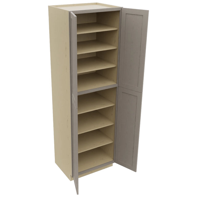 Fabuwood Galaxy Horizon TP302496 Tall Pantry Cabinet, Open View