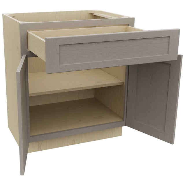 Fabuwood Galaxy Horizon VB30-34 Vanity Base Standard Cabinet, Open View