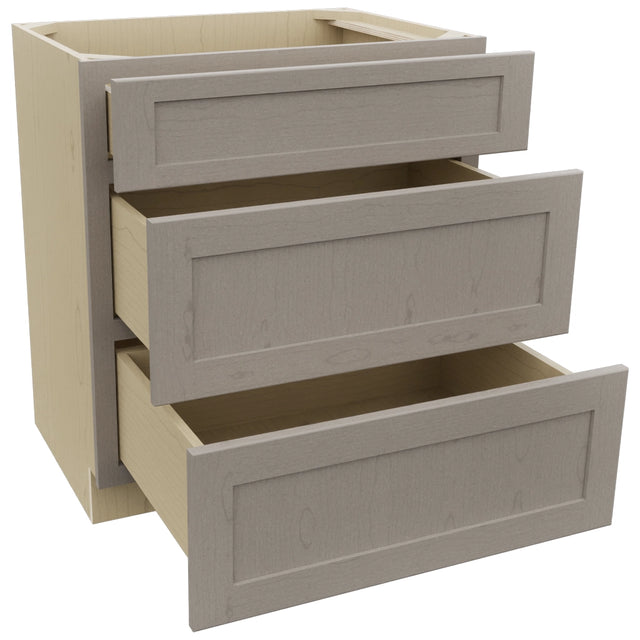 Fabuwood Galaxy Horizon VDB30-34 Vanity Drawer Cabinet, Open View