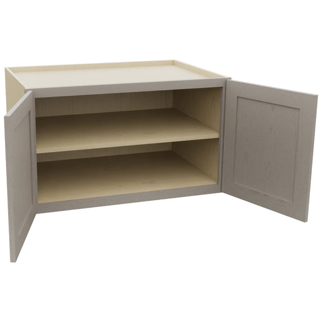 Fabuwood Galaxy Horizon W362124 Wall Deep Cabinet, Open View