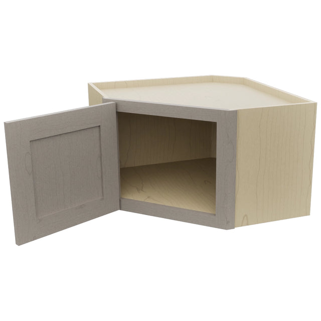 Fabuwood Galaxy Horizon WDC2415 Wall Corner Diagonal Cabinet, Open View