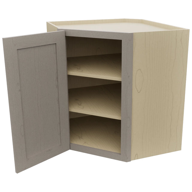 Fabuwood Galaxy Horizon WDC2730 Wall Corner Diagonal Cabinet, Open View