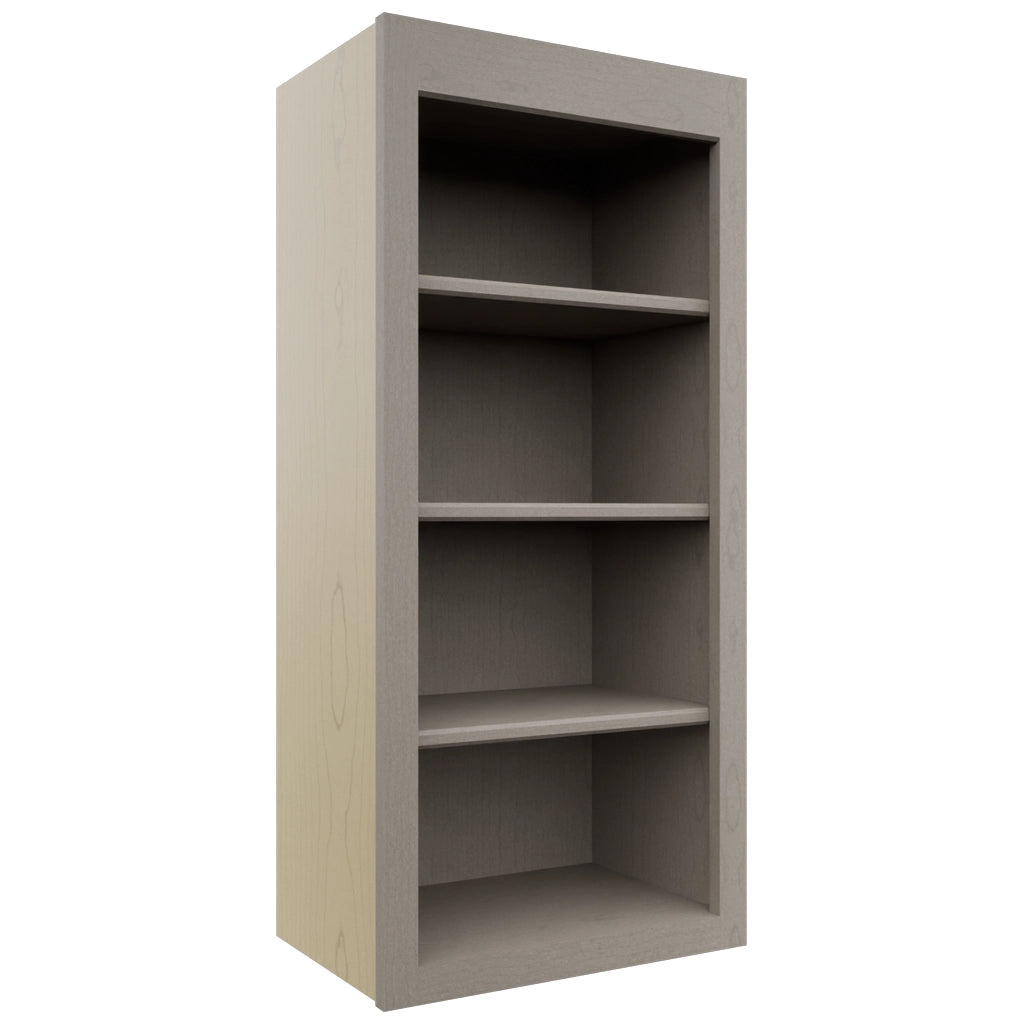 Fabuwood Galaxy Horizon WOS1839 Wall Open Shelf, Front View