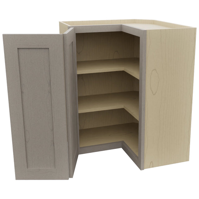 Fabuwood Galaxy Horizon WPC2430 Wall Corner Pie Cabinet, Open View