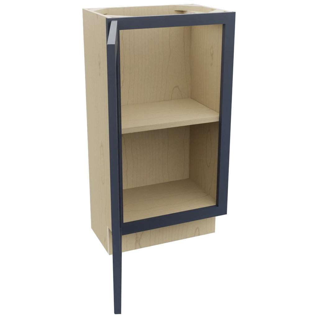 Fabuwood Galaxy Indigo B18FD-12D Base Full Door Cabinet, Open View