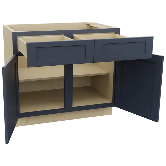 Fabuwood Galaxy Indigo B39 Base Standard Cabinet, Open View
