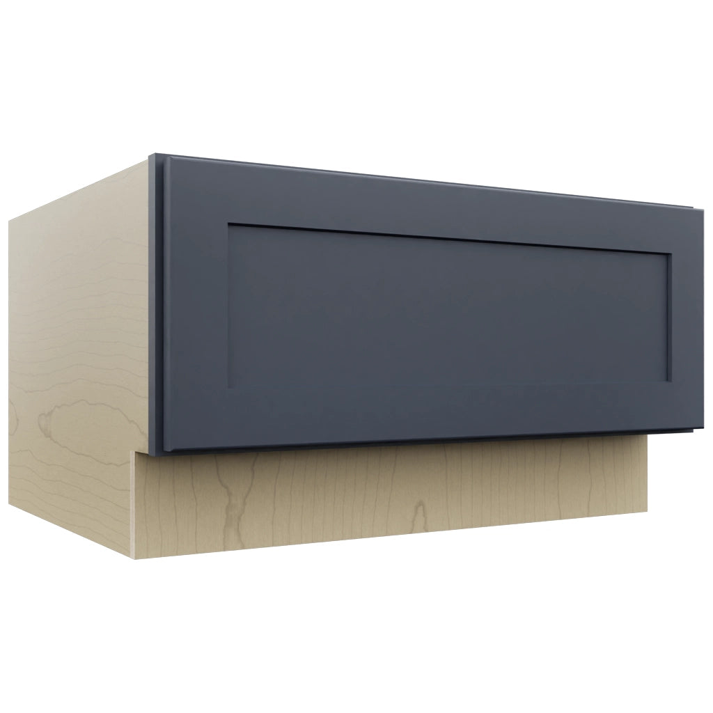 Fabuwood Galaxy Indigo DBS30 Base Bench Seat Cabinet, Front View