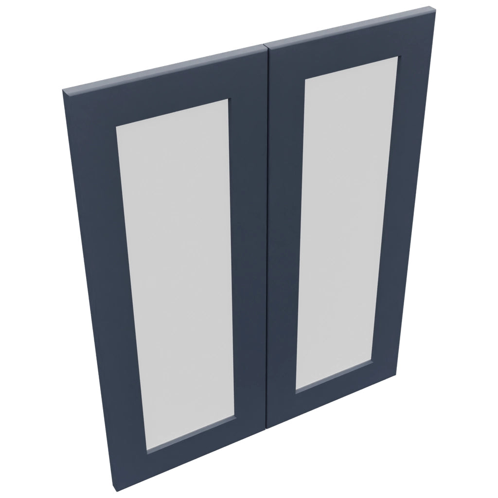 Fabuwood Galaxy Indigo DS GDW2430 Wall Glass Door, Top View