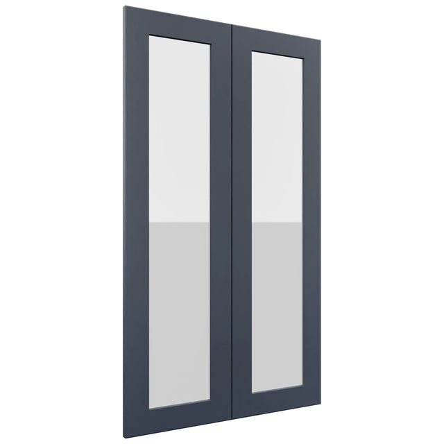 Fabuwood Galaxy Indigo DS GDW2442 Wall Glass Door, Front View