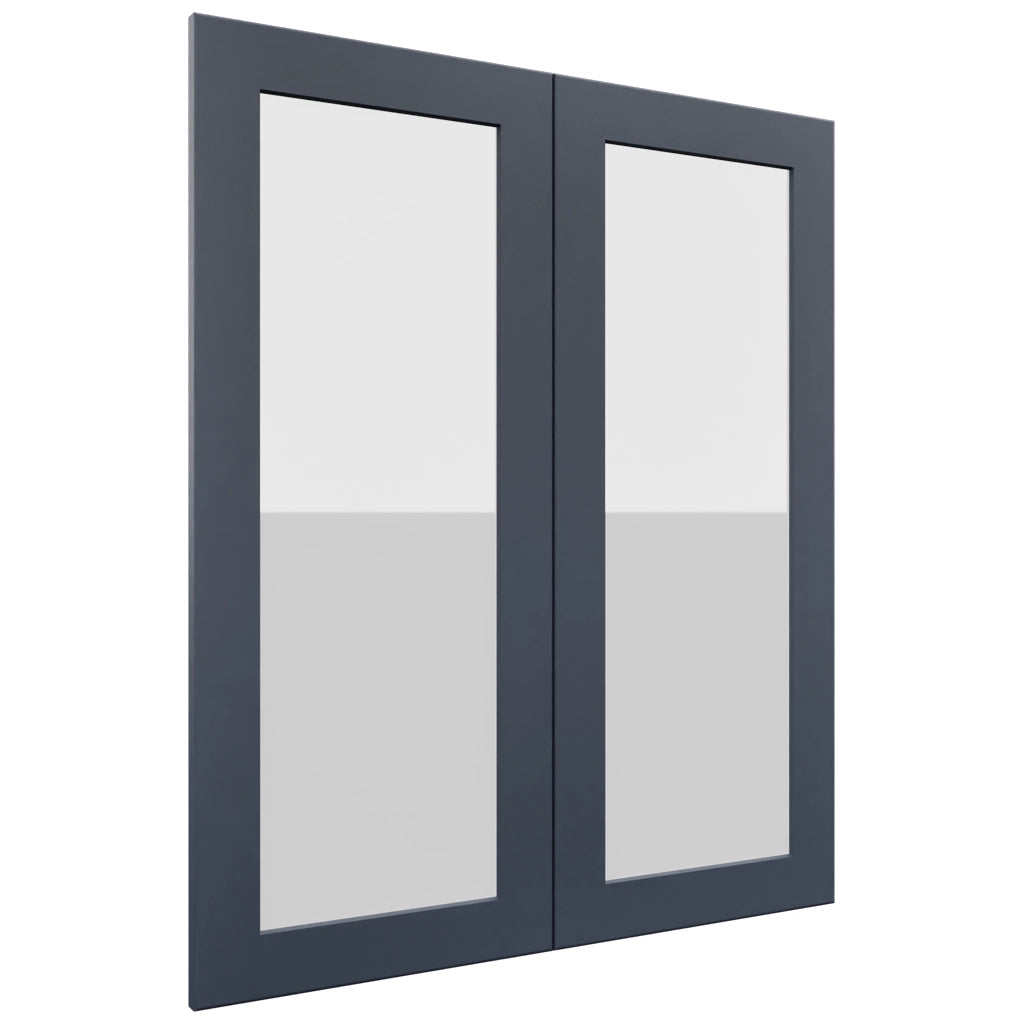 Fabuwood Galaxy Indigo DS GDW3036 Wall Glass Door, Front View