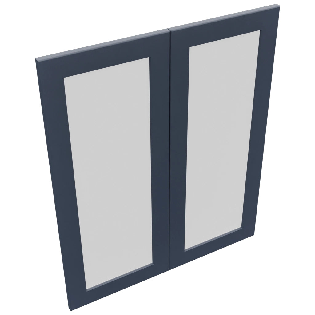 Fabuwood Galaxy Indigo DS GDW3036 Wall Glass Door, Top View