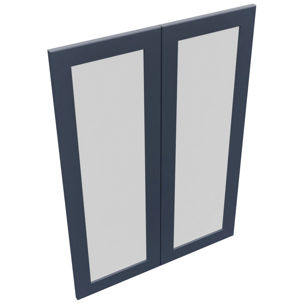 Fabuwood Galaxy Indigo DS GDW3042 Wall Glass Door, Top View