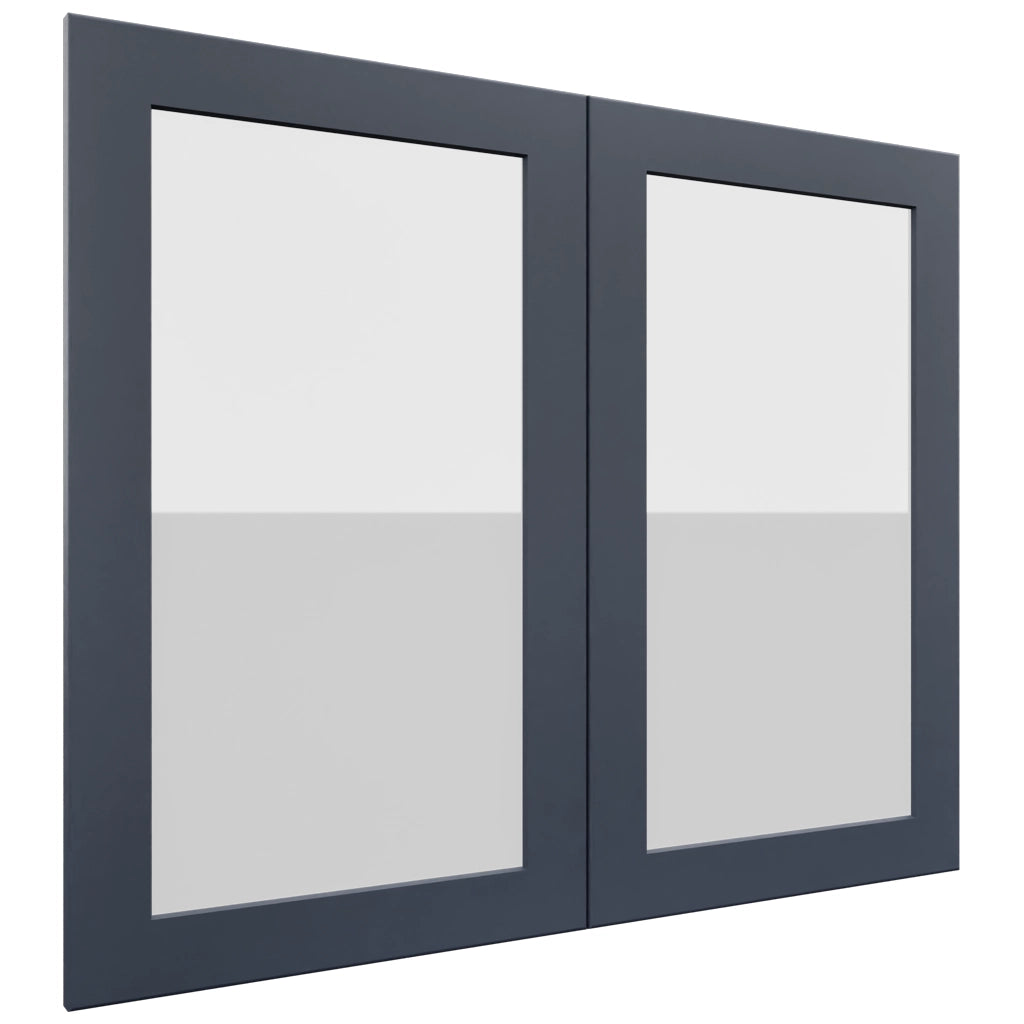 Fabuwood Galaxy Indigo DS GDW3630 Wall Glass Door, Front View