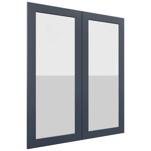 Fabuwood Galaxy Indigo DS GDW3642 Wall Glass Door, Front View