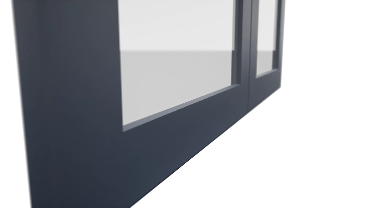 Fabuwood Galaxy Indigo DS GDW3642 Wall Glass Door, Detail View