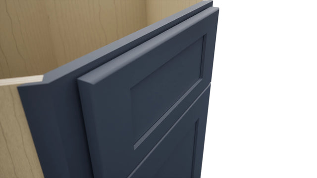 Fabuwood Galaxy Indigo DSB36 Base Corner Diagonal Sink Cabinet, Detail View
