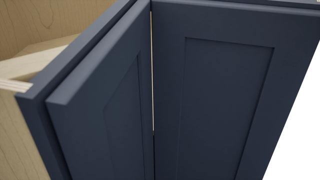 Fabuwood Galaxy Indigo ERB36 Base Corner Easy Reach Cabinet, Detail View
