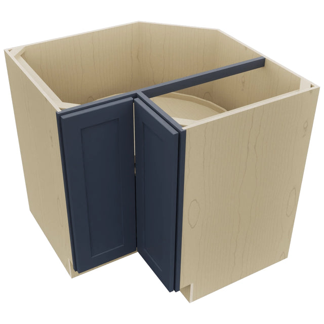 Fabuwood Galaxy Indigo LSB36 Base Corner Lazy Susan Cabinet, Top View