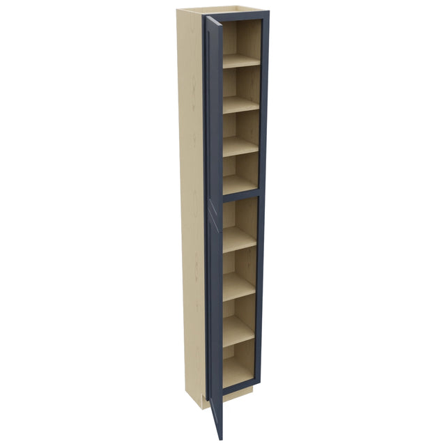 Fabuwood Galaxy Indigo TP151293 Tall Pantry Cabinet, Open View