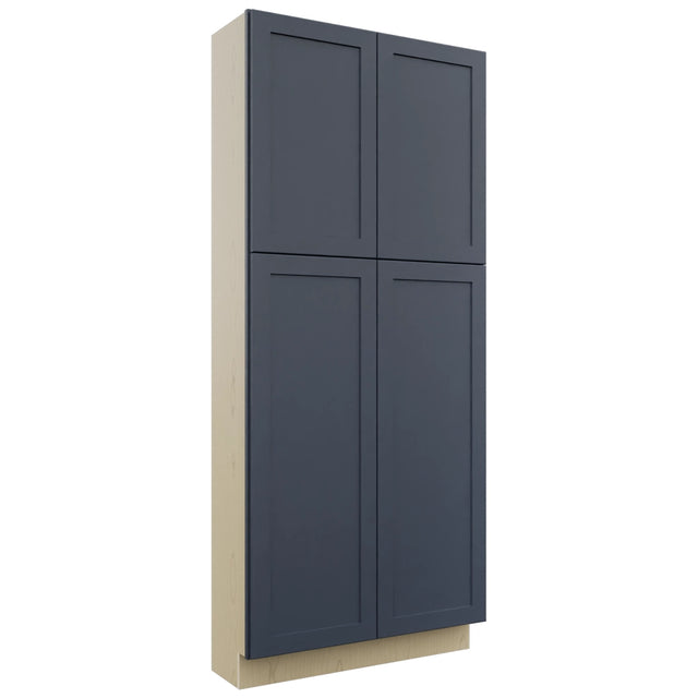 Fabuwood Galaxy Indigo TP361284 Tall Pantry Cabinet, Front View